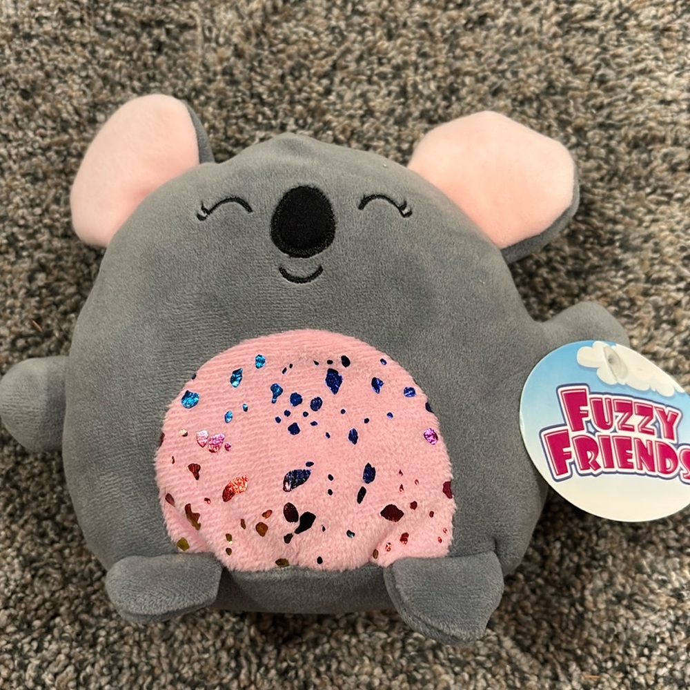 Fuzzy Friends Squishy Plush Toy Koala Character NWT